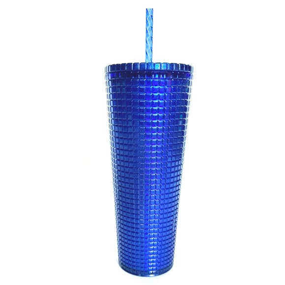 STARBUCKS 24oz TUMBLER LIMITED EDITION BEST MOST FAVORITE ROYAL/COBALT BLUE - Picture 2 of 3